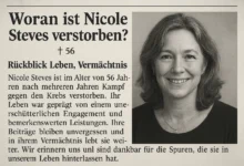 Woran ist Nicole Steves verstorben